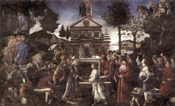 La tentación de Cristo Sandro Botticelli Pinturas al óleo
